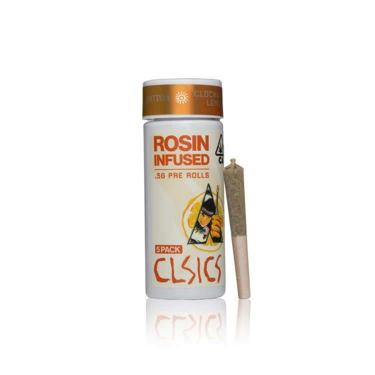 Rosin Infused Pre-rolls 5PK.